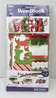 Merry Memory Word Book Kit Christmas Scrapbook Paper Stickers Embellishments