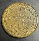 Nashville Tennessee Good Luck Medal Token 1900   s Greenfield Talbot Parker Battle