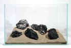 Landen Dark Seiryu Stones Natural Rocks17lbs  311 Inches 7-8pcs For Aquarium
