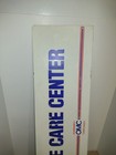 Vintage Authentic Johnson Evinrude Omc Metal Engine Care Center Topper Sign