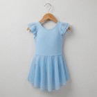 Blue Ballet Tutu Dress Toddler Girls 2-3y Size 110cm Cotton Stretch Dance Skirts