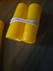 Vintage Yellow Retro Nesting Picnic Master Plastic 4 Place Setting  Complete 