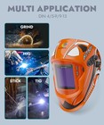 Hitbox True Color Auto Darkening Welding Helmet Arc Tig Mig Mask Grinding Welder