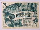 1942 Hollywood Movie Herald Song Of The Islands - Betty Grable  Victor Mature