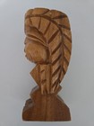 Carved Wooden Hawaiian Tiki Figure Statue Sculpture Figurine Approx 6   