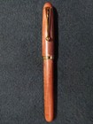 Pilot Custom Maple Fountain Pen 14k Medium Nib Wood Body Japan