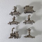 Fort Pewter Kelloggs Cereal 6 Piece Train Car Set Pop Crackle Snap Toucan Sam 