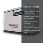 Generac 28kw Home Standby Backup Generator Dual Fuel Lp ng Remote Monitoring
