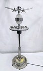 Vtg Art Deco Dc3 Airplane Chrome Floor Ashtray Cigar Room Smoking Stand 1940
