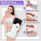 Roll On Depilatory Wax Hot Wax Warmer Heater Cartridge Hair Removal Waxing Kit