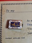 Antique Wwi Era Army Hospital Military Son In Service Pin Sis With Card 