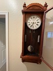 Antique Waterbury   regulator No  3   Weights Driven Regulator Wall Clock 8-day