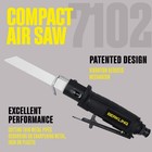 Berkling Tools 7102 Compact Low Vibration Air Saw air File With 8 Pcs Blade Kit