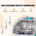 Kitchen Playset Kids Pretend Cooking Play Toy 24 Piece Accessories White