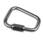 Heavy Duty Steel Carabiner For Paragliding Harness