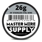 Mws - Stainless Steel 316l - 50 Ft - 26 Gauge - Round Wire