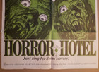       horror Hotel 1960 Orig  27x41 One-sheet Movie Poster Folded      Basil Gogos Art