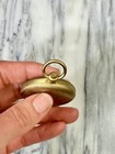 Vintage Wwii Brass Pocket Compass Handheld Field Gear Schwab