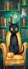 Cute Cat Bookmark - Fall Halloween Themed   Unique  Gift For Readers Women Girls
