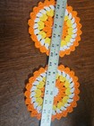 Set Of 2 Large Crochet Handmade Coasters doilies