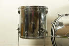 1970s Slingerland Chrome Over Wood 14x22 9x13 And 16x16 Drum Set