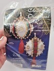 Sulyn Royal Plaid Makes 2 Vintage Sequin Bead Christmas Ornament Craft Kit