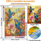 Hummingbird Gem Art Kit For Adults     5d Diy Full Drill Diamond Craft For Home Wa