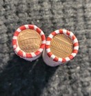 Fed Bank Wrap Lincoln Cents Mem   Shield Roll Sealed 3 Wheats Qty3 Rol Free Ship