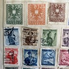 Austria Stamps  A Page From Old Album