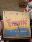 Frostie Root Beer Clock Soda Pop Cola Vintage 1960 s Sign Drugstore Restaurant
