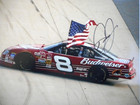 Dale Earnhardt Jr Signed 2001 Dover Victory Usa Celebration Nascar 8x10 Photo