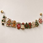 Nutcracker Gingerbread Wooden Garland Christmas Decor 10 Pieces