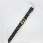 Vintage 1958 Bulova 10k Gold Filled Men s Tank Wrist Watch Black Dial Running