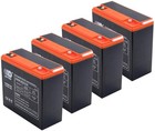 4pc 6-dzm-12 20 12v 48v 12ah 24ah Lead Acid Battery Go Kart Quad Dirt Bike Quad