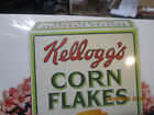 Antique Kellogg s Corn Flakes Die Cut Advertising California Peaches Can Topper