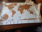 Globe Trotter Travel Scratch-off World Map Poster With Bonus Usa Map