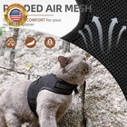 Soft Mesh Cat Vest Harness And Leash Set Puppy Padded Pet Harnesses Escape Proof