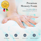 Mattress Toppers Memory Foam Twin Size 2 Inch Thick Bed Topper Pad Cooling Gel