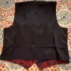 Mens Red black Floral Formal Vest Waistcoat Tall Size Xlt