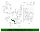 Genuine Honda Seat Cushion Foam 81537-shj-a22