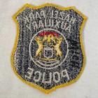 Vintage Hazel Park Michigan Auxiliary Police Patch Embroidered Shield
