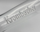 Krombacher Embossed Pilsner Beer Pub Bar Thumbprint Drinking Glass 8  Man Cave