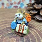 Wee Forest Folk Vintage Figurine M-110 - Traveling Mouse