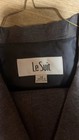 Le Suit Women s Gray Blazer Size 14