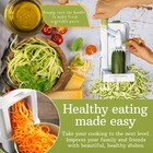 Brieftons 10-blade Vegetable Spiralizer  Zoodle Maker   Veggie Noodle Maker     