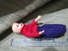 Vtg Lot Of 4 Miniature Dollhouse Family Petite Princess Patti Family