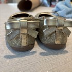 Girls Size 10 Gold Glitter Dress-up Shoes