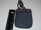 Sanrio Charmmy Kitty Cell Phone Pocke Small Pouch  Denim Silver 2005  Vintage