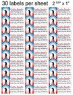 30 Custom Return Address Labels Support Troops Soldier Salute Military Usa Flag