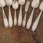 Is Ambassador Set Of 7 Serving Pieces 1847 Rogers Silverplate Vtg Flatware Lot T